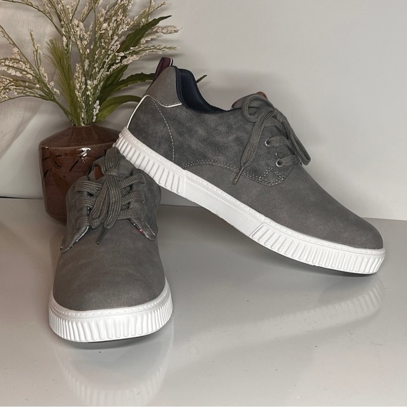 BEN SHERMAN Markus Oxford II Gray suede sneakers‎ size 9. - Picture 6 of 10